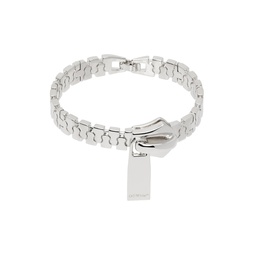 Silver Zip Bracelet 241607M142001