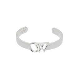 Silver OW Bracelet 241607M142003