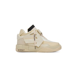 Beige Puzzle Couture Sneakers 231607F128021