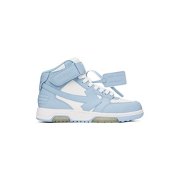 White   Blue Out Of Office Sneakers 241607M236006