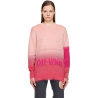 Pink Gradient Sweater 231607F096004