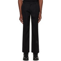 Black Formal Varsity Trousers 241607M191001
