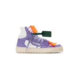 White   Purple 3 0 Off Court Sneakers 231607F127008