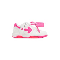 White   Pink Out Of Office Sneakers 231607F128041