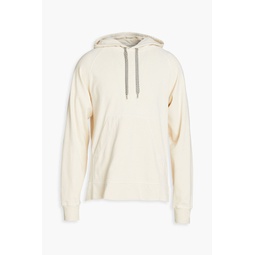Octave French cotton-terry hoodie