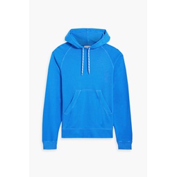 Cotton and Lyocell-blend fleece hoodie