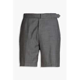 Georges belted wool shorts