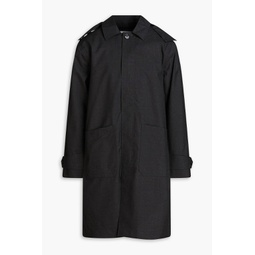 Archibald wool-blend hooded trench coat
