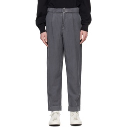 Gray Hugo Trousers 241305M191018
