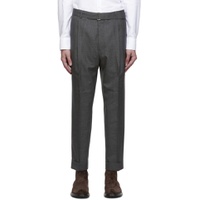 Grey Wool Hugo Trousers 202305M191020