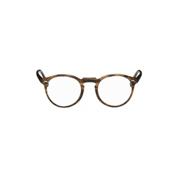 Tortoiseshell Gregory Peck Glasses 241499M133011