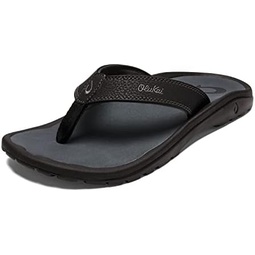OluKai Ohana Mens Beach Sandals, Quick-Dry Flip-Flop Slides, Water Resistant & Lightweight, Compression Molded Footbed & Ultra-Soft Comfort Fit