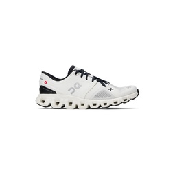 White   Black Cloud X 3 Sneakers 241585F128043