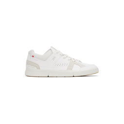 White Vegan Leather The Roger Clubhouse Sneakers 221585M237018