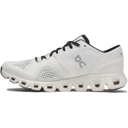 On Running Mens Cloud X Synthetic Textile White Black Trainers 10 US