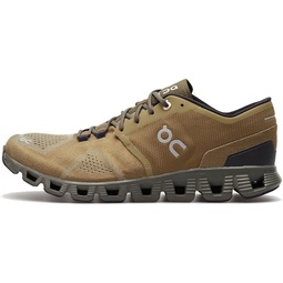 On Running Mens Cloud X Synthetic Textile Olive Fir Trainers 8 US