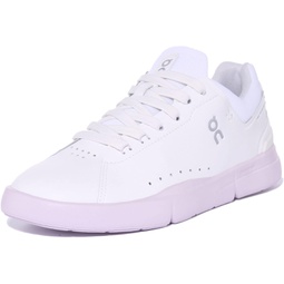 On Womens The Roger Advantage Sneakers, White/Lily, 6.5 Medium US