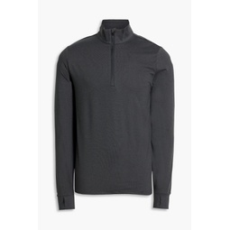 Jersey half-zip sweatshirt