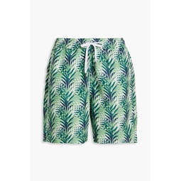 Charles mid-length printed swim shorts