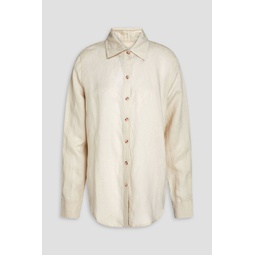 Linen and Lyocell-blend shirt