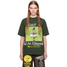 Green Watch A Live Stream T Shirt 241745F110009