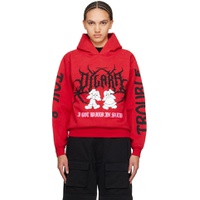 Red Dilara Findikoglu Edition Toil And Trouble Hoodie 241745F097004