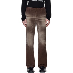 SSENSE Exclusive Brown Trousers 222731M191013