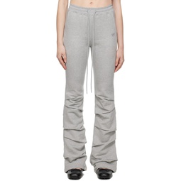 Gray Draped Sweatpants 241731F086008