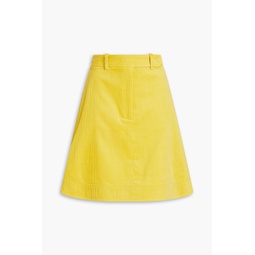 Cotton-corduroy mini skirt