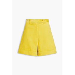 Cotton-corduroy shorts