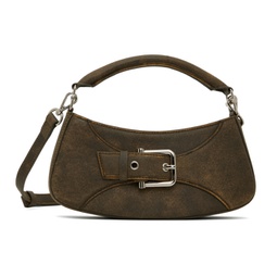 Brown Small Belted Brocle Bag 232811F048000