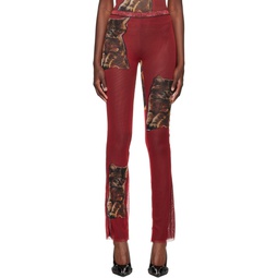 Red Cat Lounge Pants 232016F086006