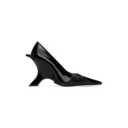 Black Graphic Heels 231016F122002