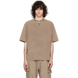 Brown Charm T Shirt 241016M213021
