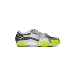 Silver   Green Puma Edition Mostro Lo Sneakers 241016F128002