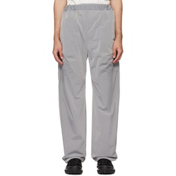 Gray Test Trousers 241206M191001