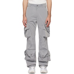 Gray Channel Cargo Pants 241206M188001