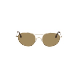Gold Zwan Sunglasses 241803M134002