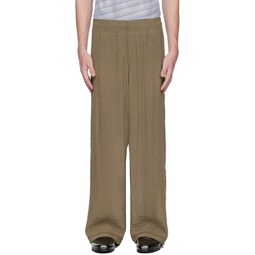 Khaki Reduced Trousers 232803M191001