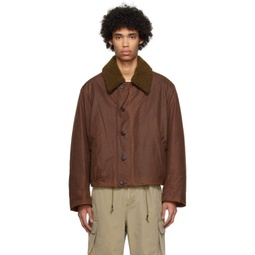 Brown Grizzly Jacket 241803M180020