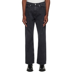 Black Third Cut Jeans 241803M186000