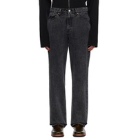 Gray Formal Cut Jeans 232803M186000