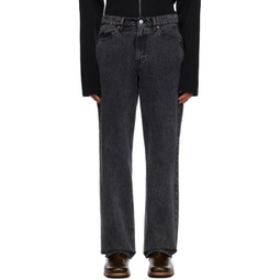 Gray Formal Cut Jeans 232803M186000