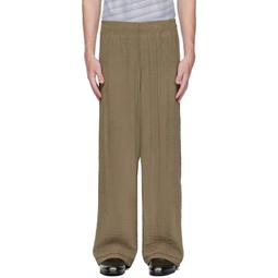 Khaki Reduced Trousers 232803M191001