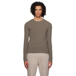 Gray Compact Sweater 232803M201005