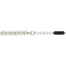 Silver Y2K Hip Chain Belt 241803F001010