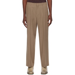 Brown Borrowed Trousers 241803M191012
