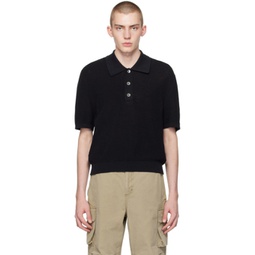 Black Traditional Polo 241803M212000