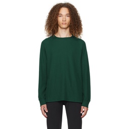 Green FastTrack Long Sleeve T Shirt 241487M213006