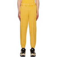 Yellow Easy Sweatpants 231804M190001